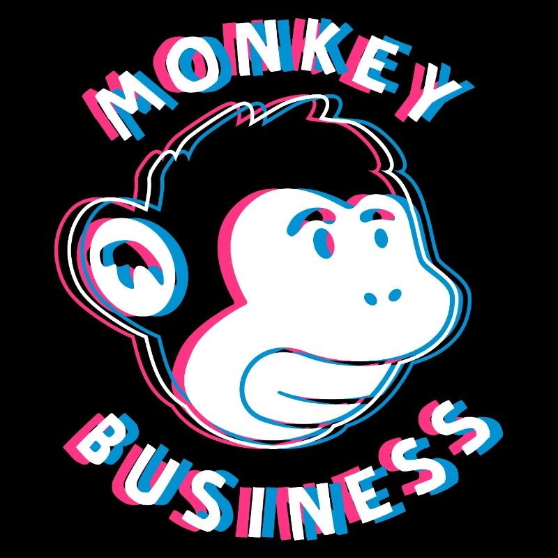 Monkey Business 3D - Art urbain graffiti Affe