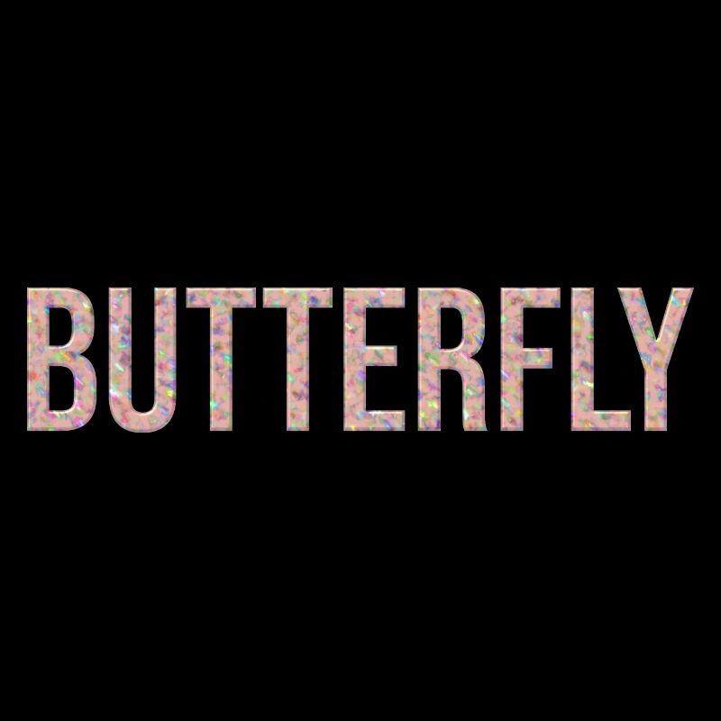 Butterfly Schmetterling 3D Marmor Textur