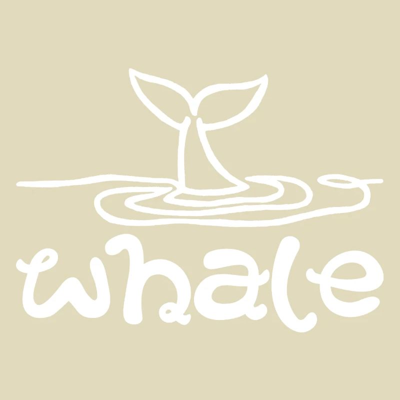 La queue de la baleine (blanc)