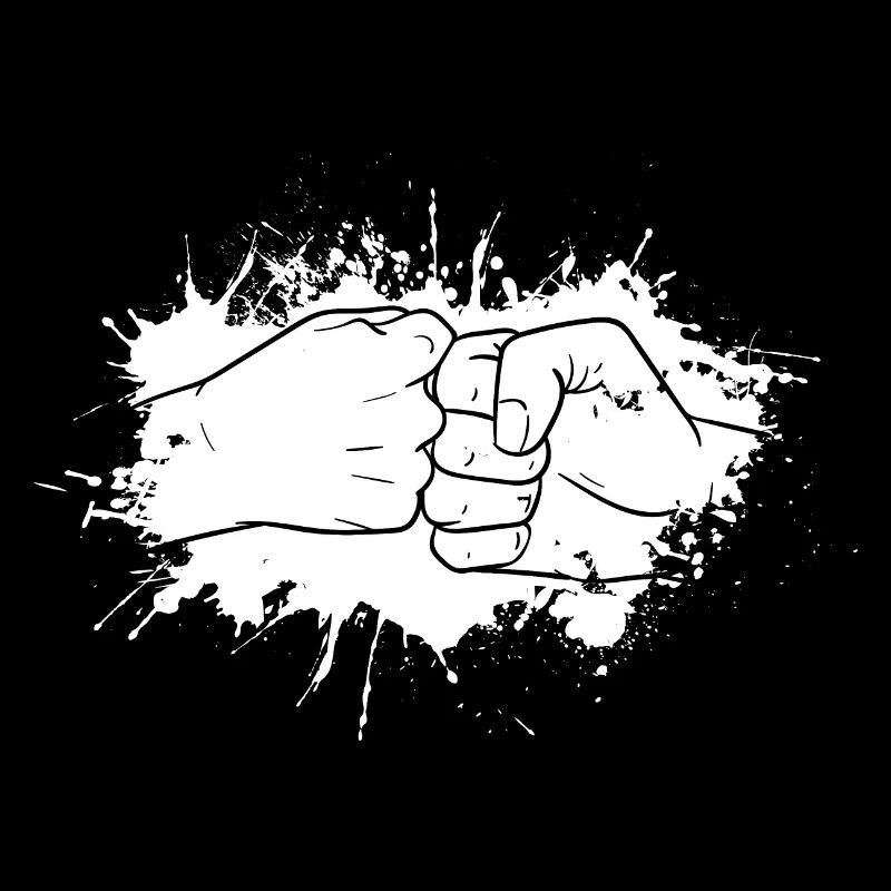 Fist bump splash
