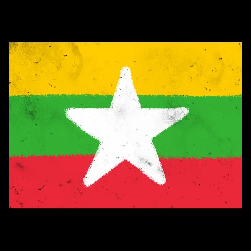 Flagge von Myanmar
