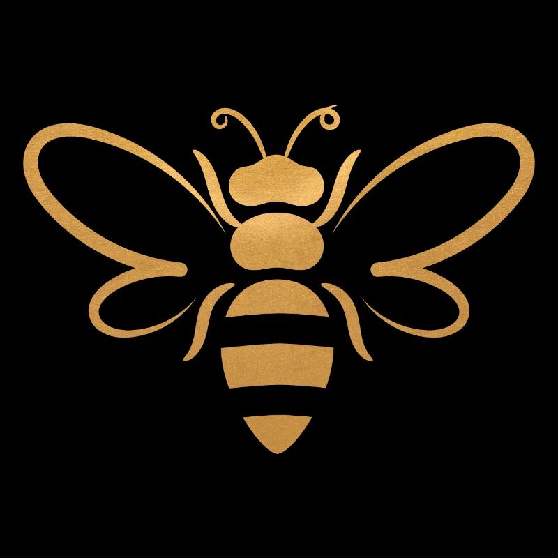bee in gold || Biene