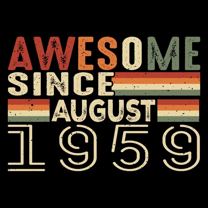 August 1959 Vintage Geburtstagsgeschenk 65 Jahre