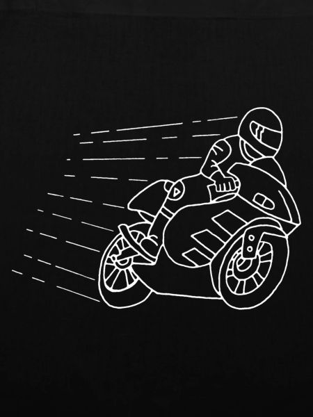 Das Gespenst des Bikers