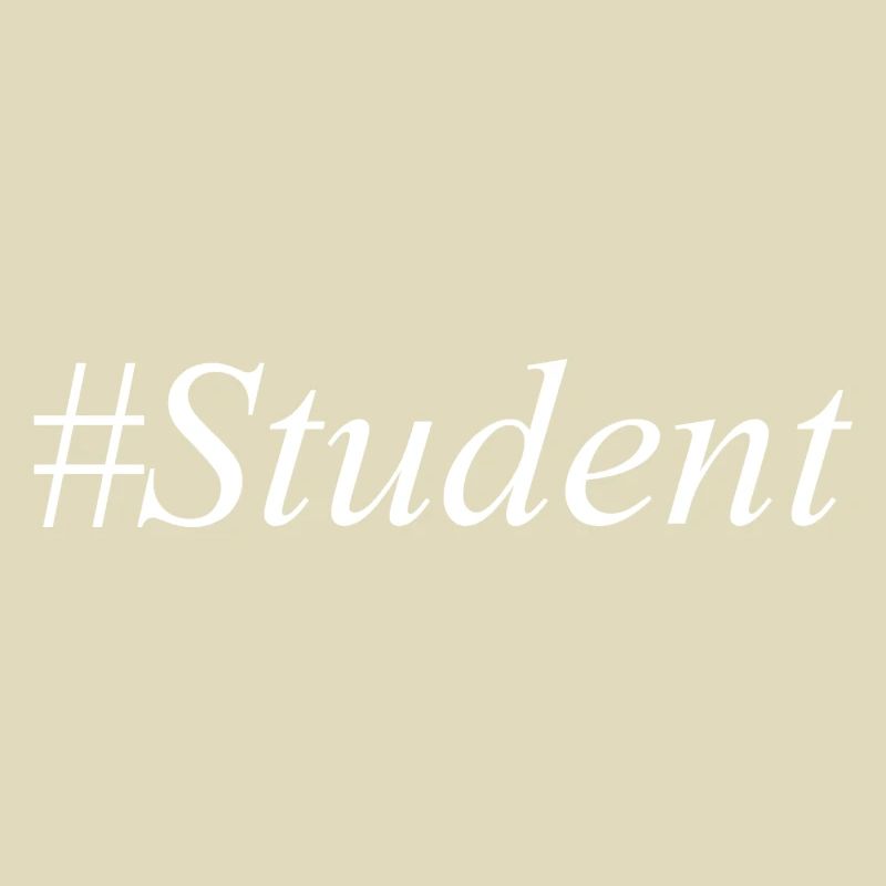 #Student Logo Blanc