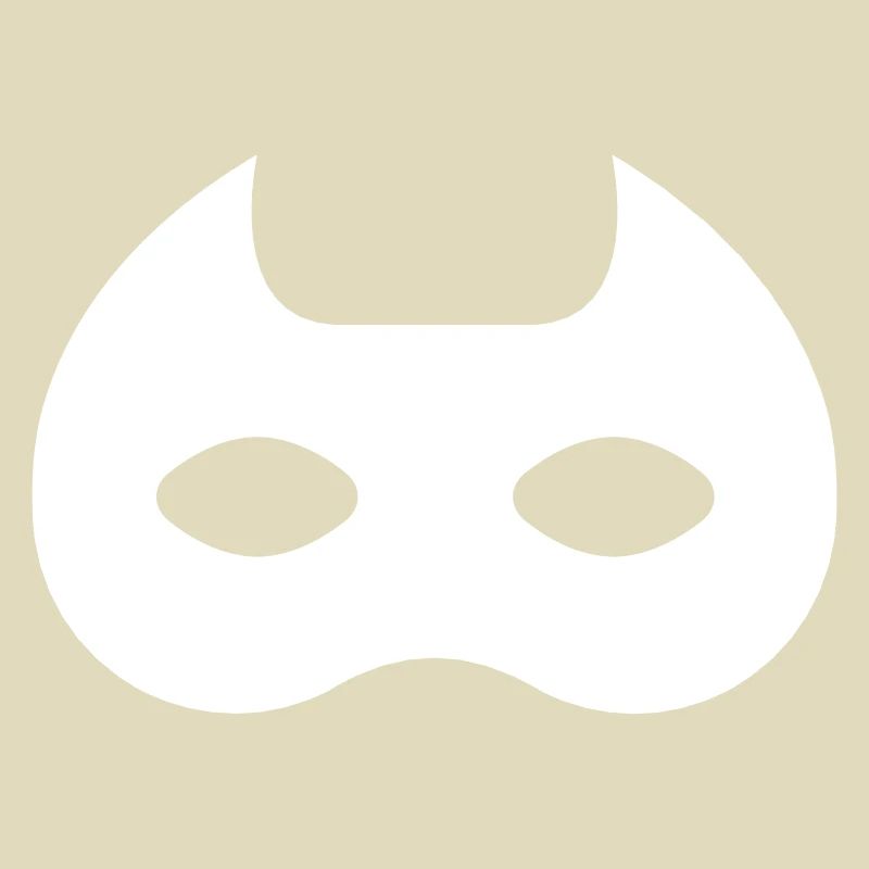 Maske eines Superhelden