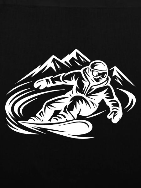 Snowboarder in den Bergen – Snowboard Action