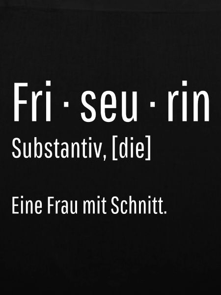 Friseurin Substantiv Definition Geschenk