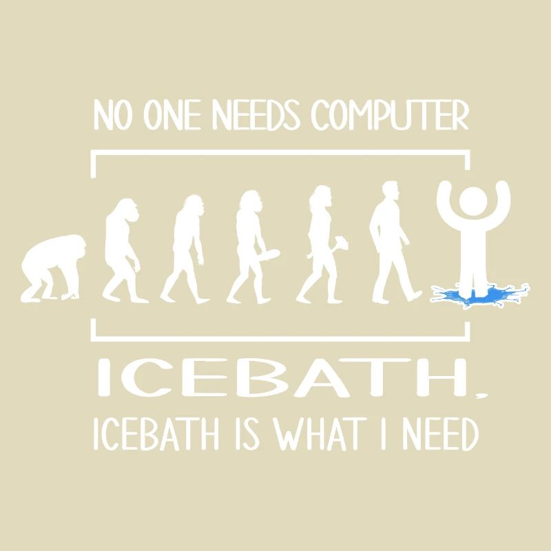 winter bather icebath ice hole evolution bathing