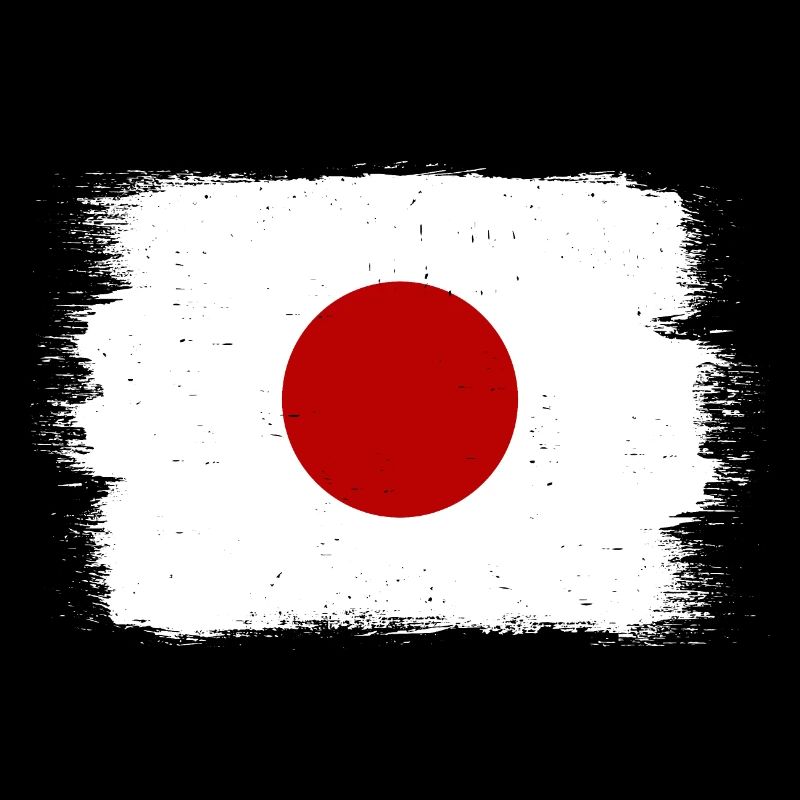 Drapeau du Japon utilisé Look Nihon Drapeau japonais