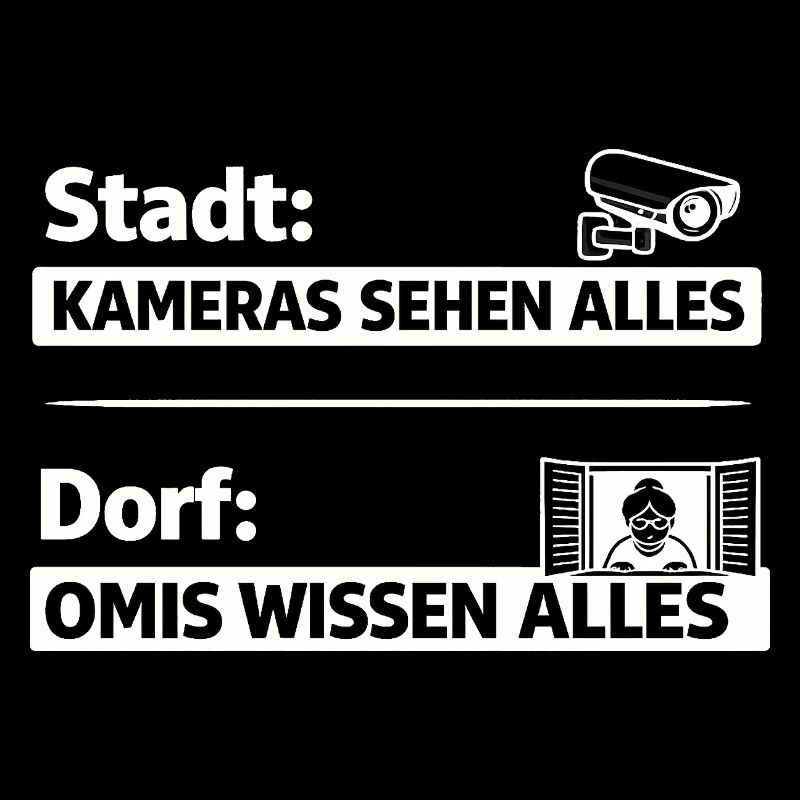 Dorf vs Stadt: Omas sehen alles