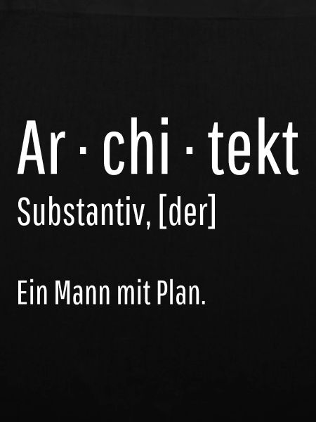 Architekt Substantiv Definition Geschenk