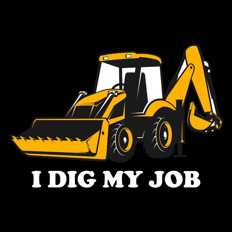 Excavator Backhoe Heavy Equipment Operator Funny