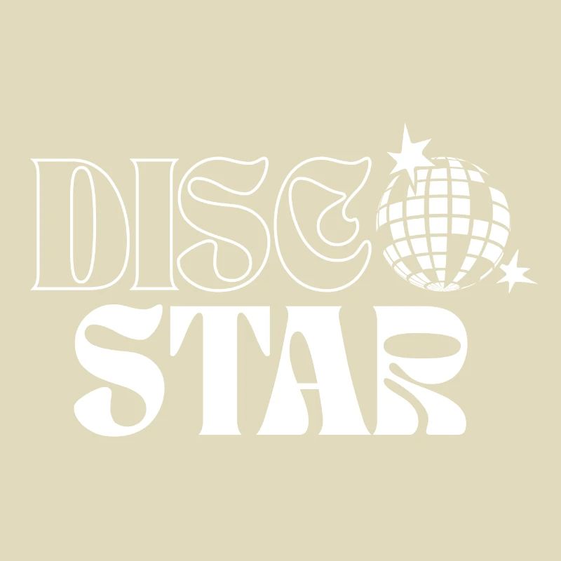 Retro Disco Stars Pattern