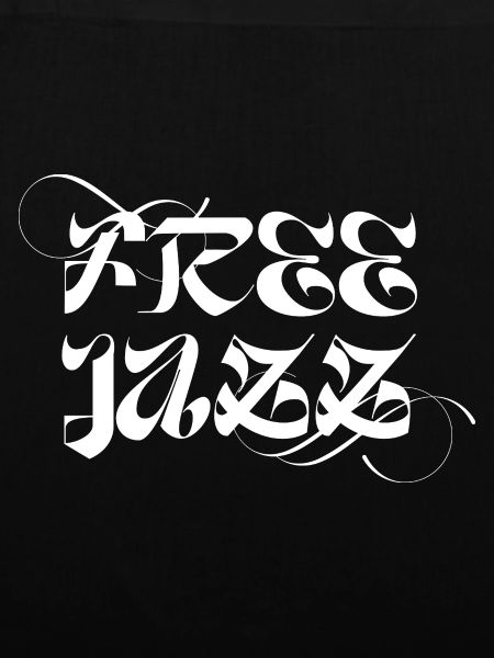 Design der Free Jazz-Typografie