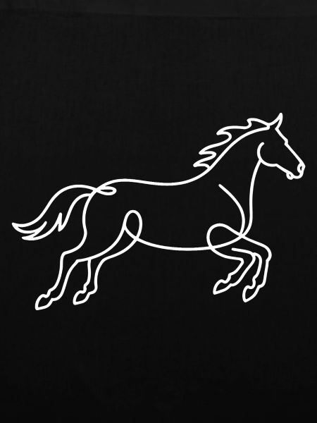 Linienpferd im Galopp