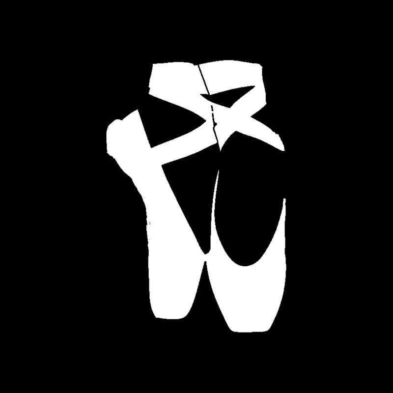 Weiße Ballettschuhe