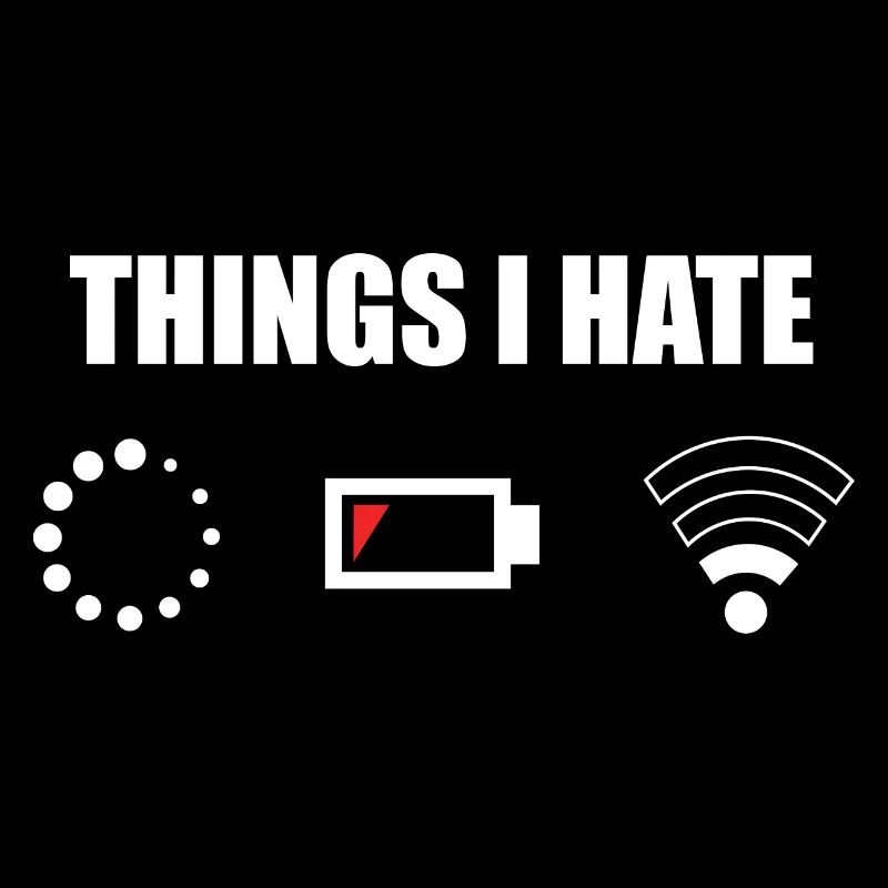 Programmierer Gamer Things I Hate Geschenk