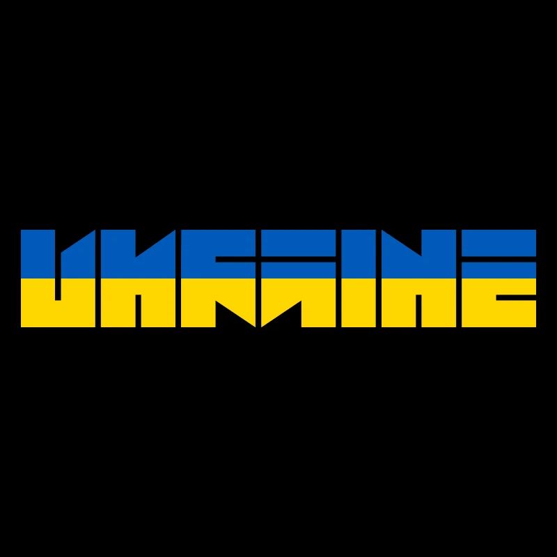 Ukraine Drapeau de la Paix Jaune Bleu
