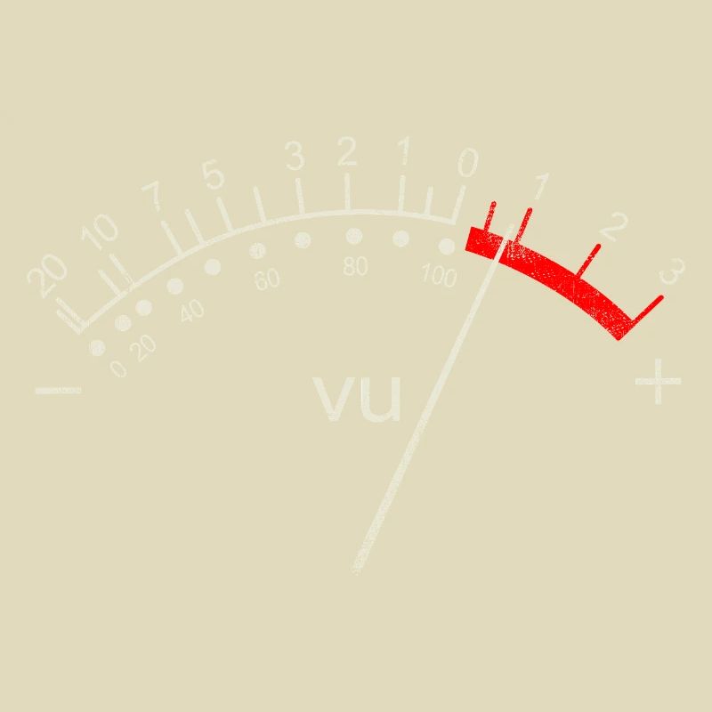 Retro-VU-Messgerät
