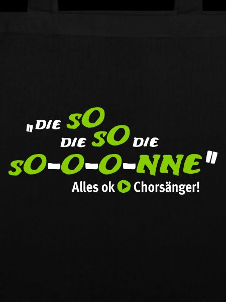 Die So-o-o-nne -Sänger
