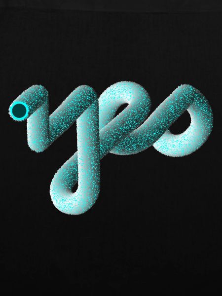 YES Font kuschel Effekt 3D