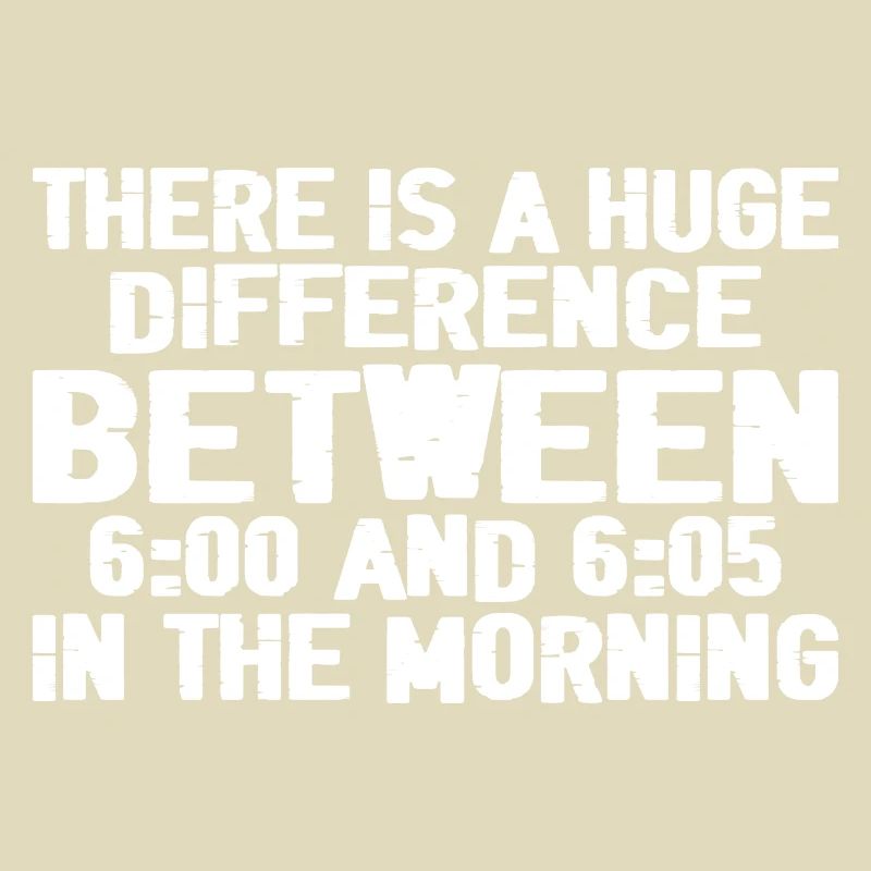 There is a difference between 6:00 and 6:05 3