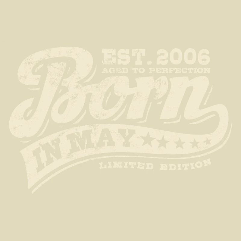 Born in May 2006 - Geburtstag - Geschenk