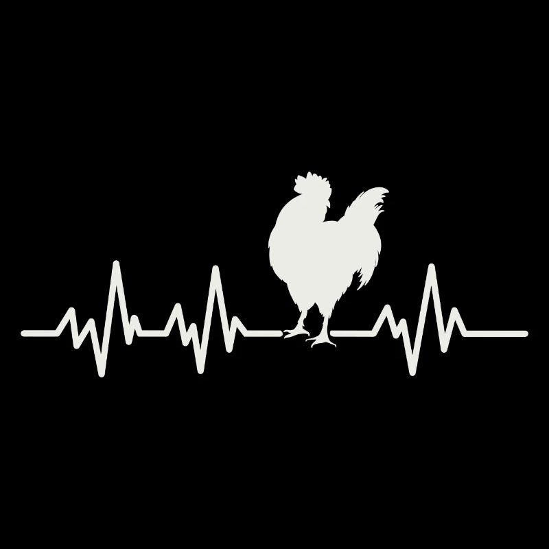Chicken Chicken Chicken Heartbeat Equalizer Pulse ECG