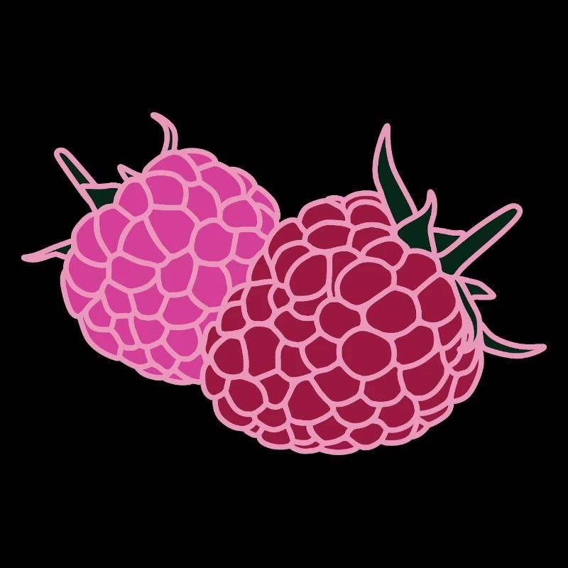 Raspberry Duo Pop Art