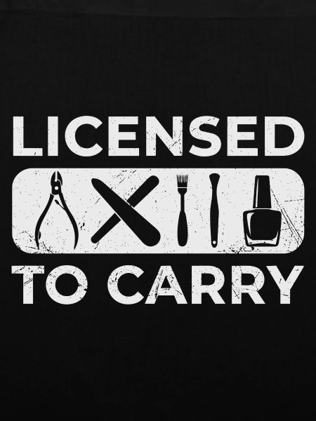 Nail Technician – Licensed to Carry Nageldesign