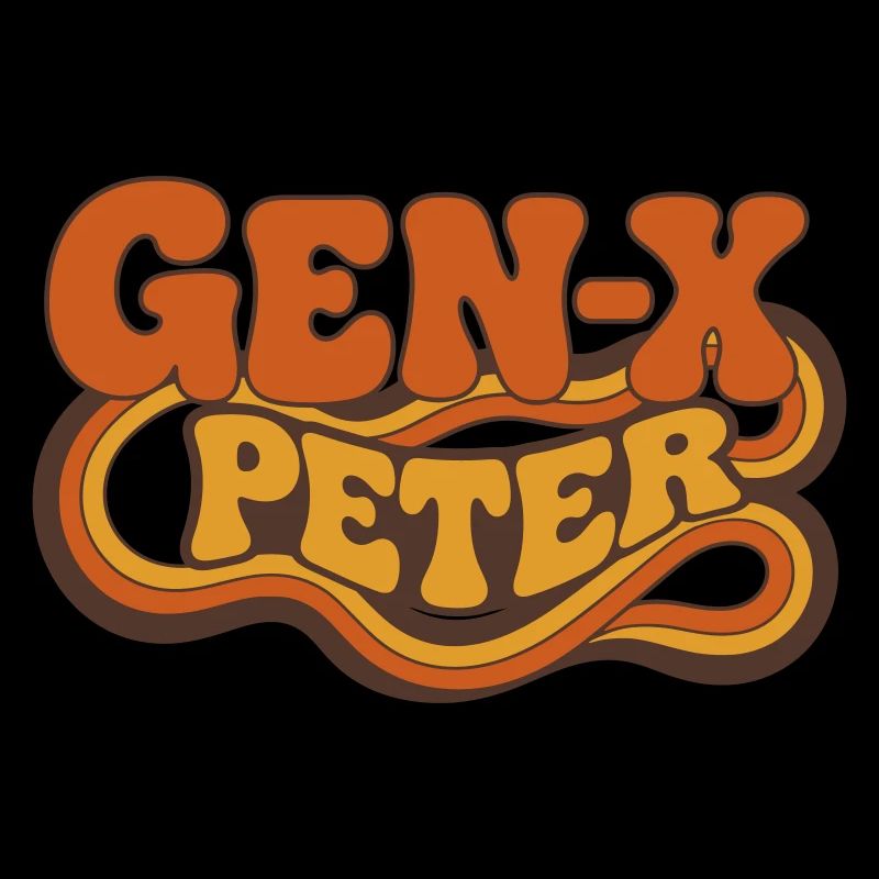 GenX Peter Retro Typography