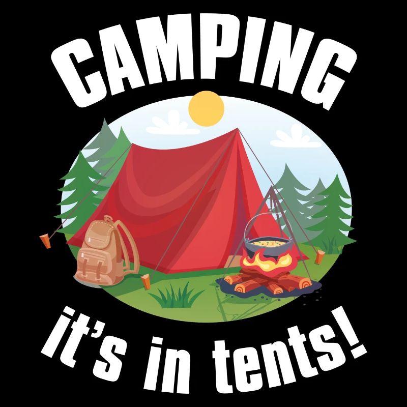 Camping c’est dans des tentes