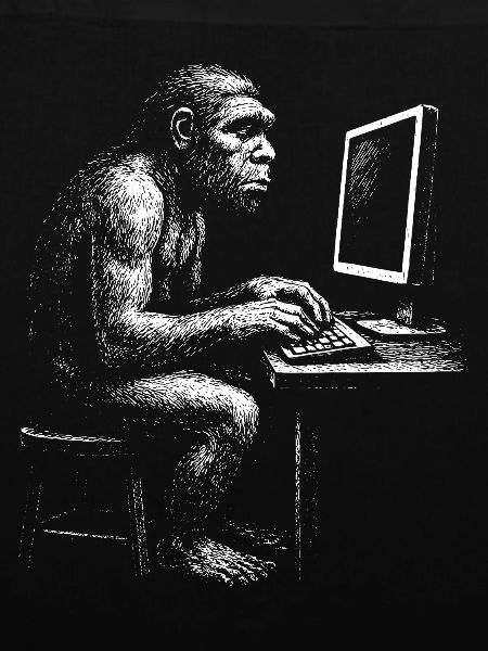 Digital Coder Homo Erectus gift