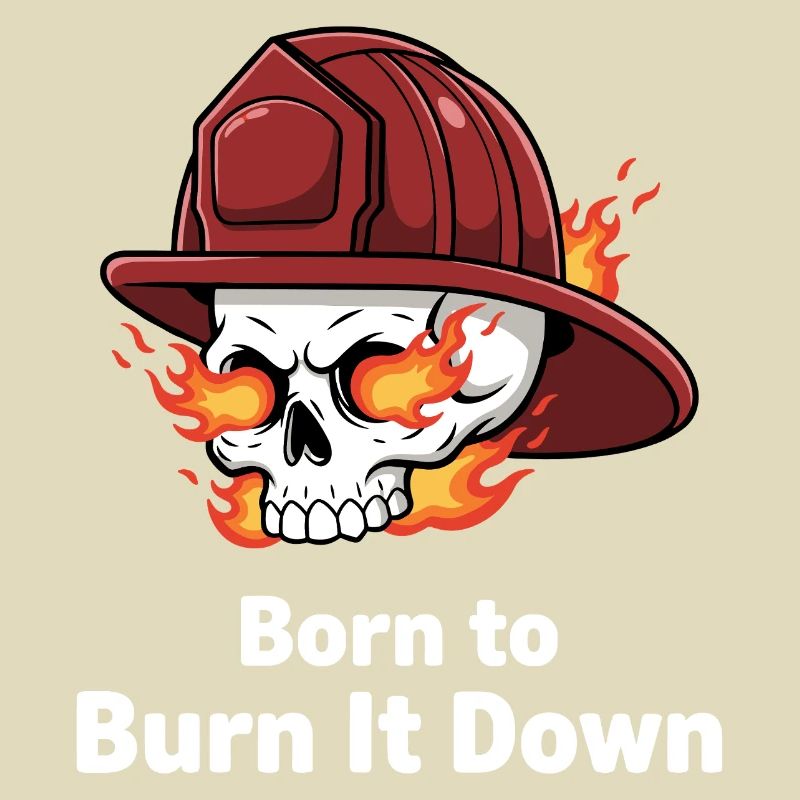 Born to Burn It Down Skull