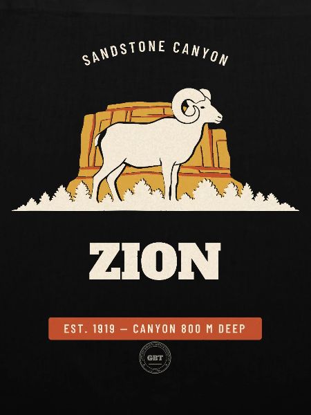 Zion-Nationalpark Dickhorn-Widder