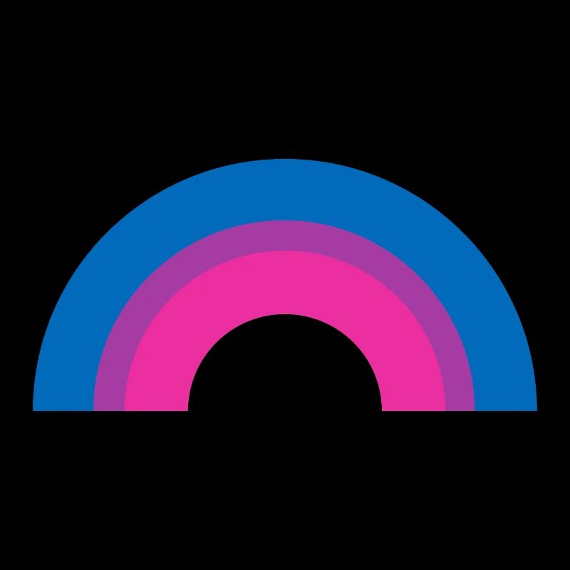 Bisexueller Stolz-Flaggen-Regenbogen