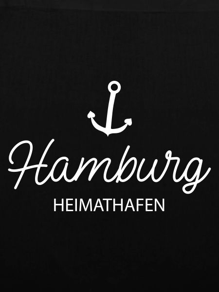 Hamburg Heimathafen mit Anker