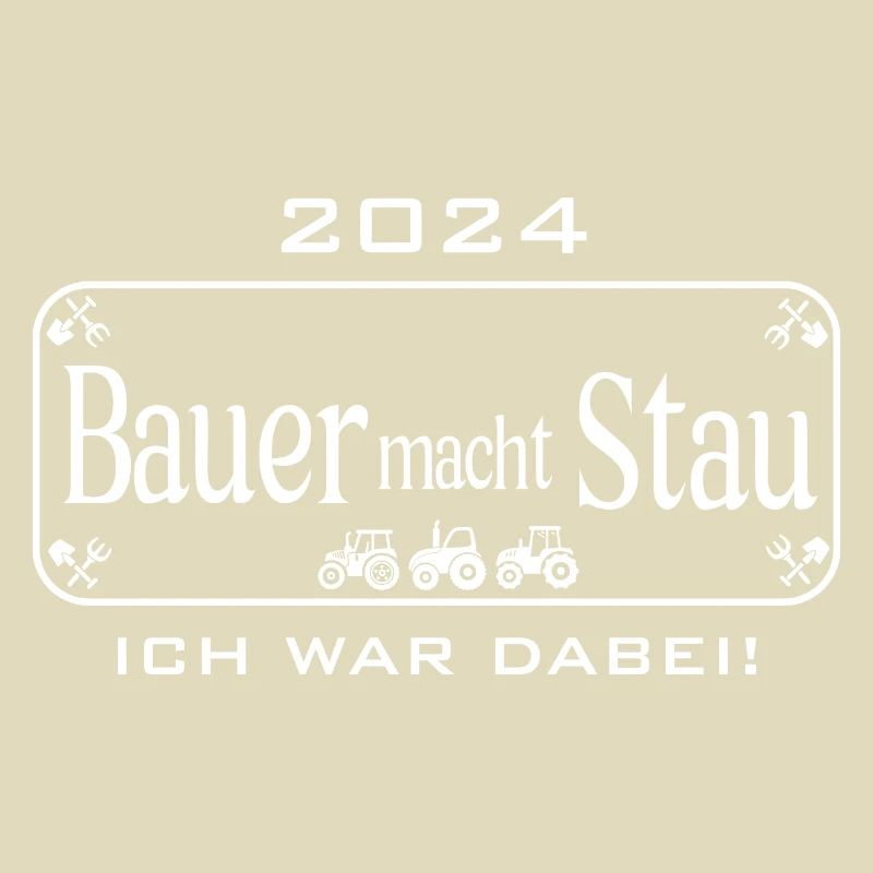 Bauer macht Stau