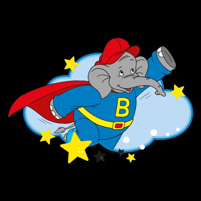 Benjamin Blümchen Superheld mit Cape