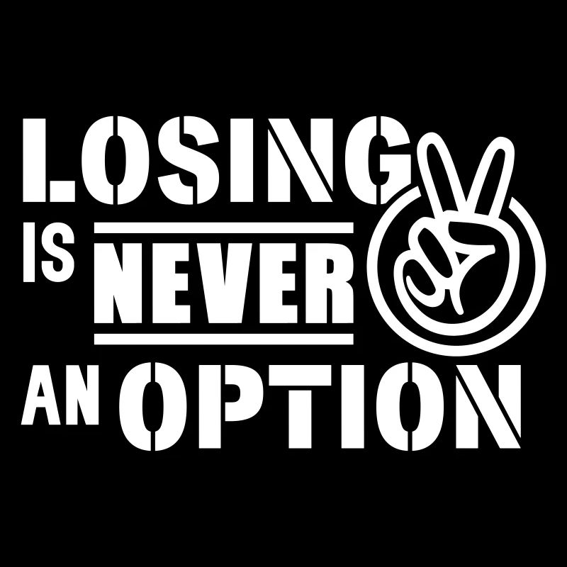 No Losing (lettering)