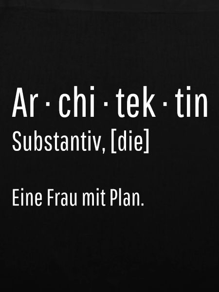 Architektin Substantiv Definition Geschenk
