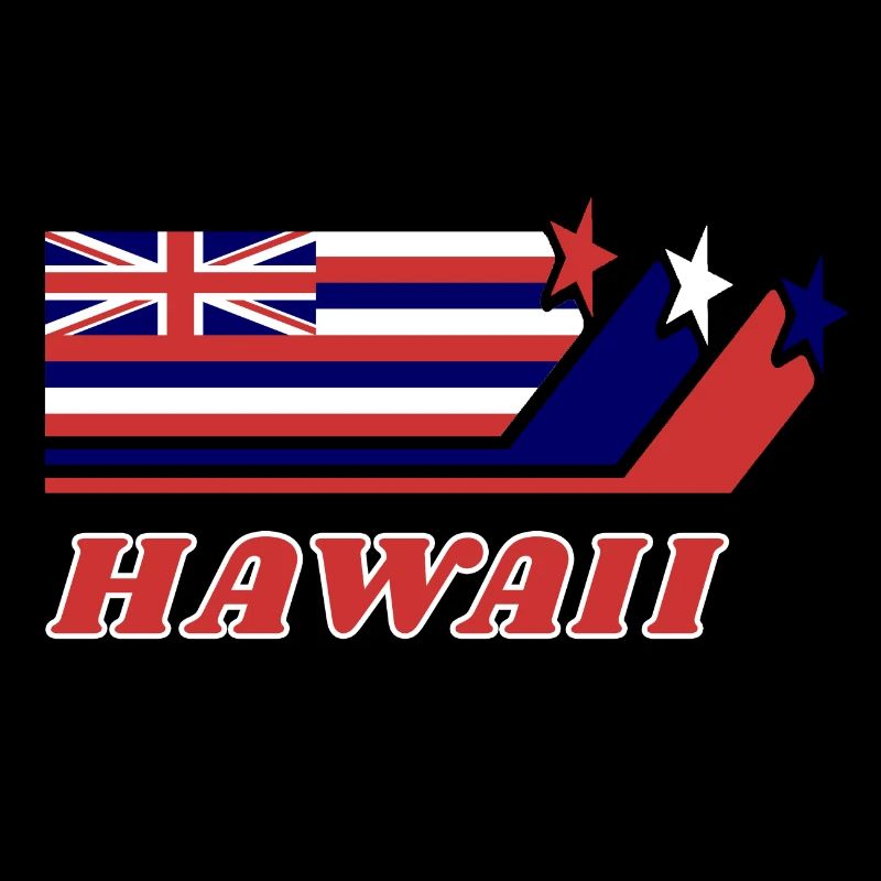 Cadeau de drapeau hawaï Honolulu