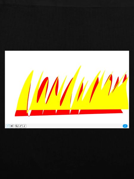 Flame Lines Yellow-Red