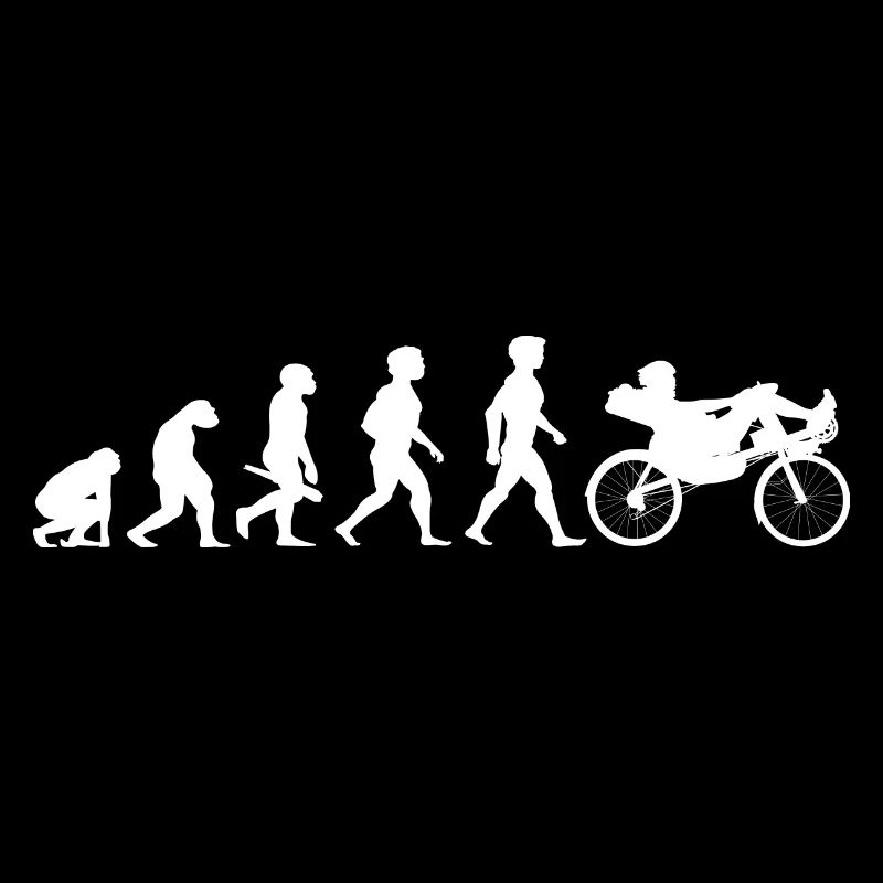 Evolution couché vélo couché cyclisme vélo