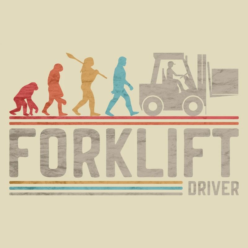 Gabelstaplerfahrer Evolution Gabelstapler