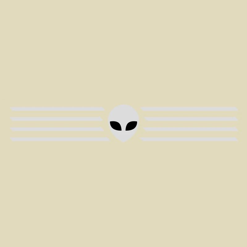 Strokes Alien Design Emblem