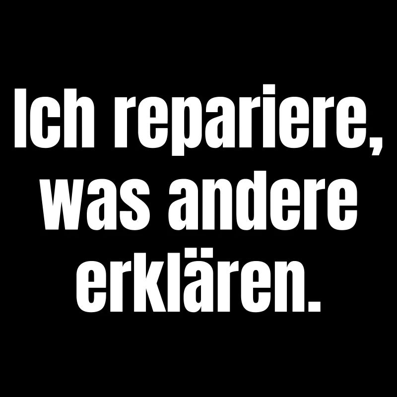 I fix what others explain