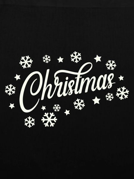 Weihnachtliches Script mit Schneeflocken