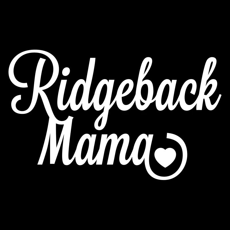 Rhodesian Ridgeback Mama mit Herz